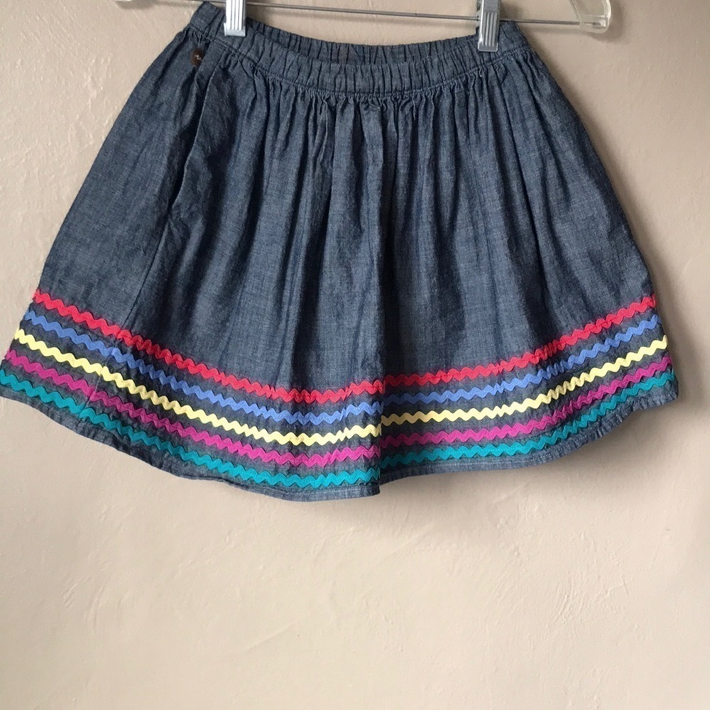 Tea Collection Denim Circle Skirt Size 8